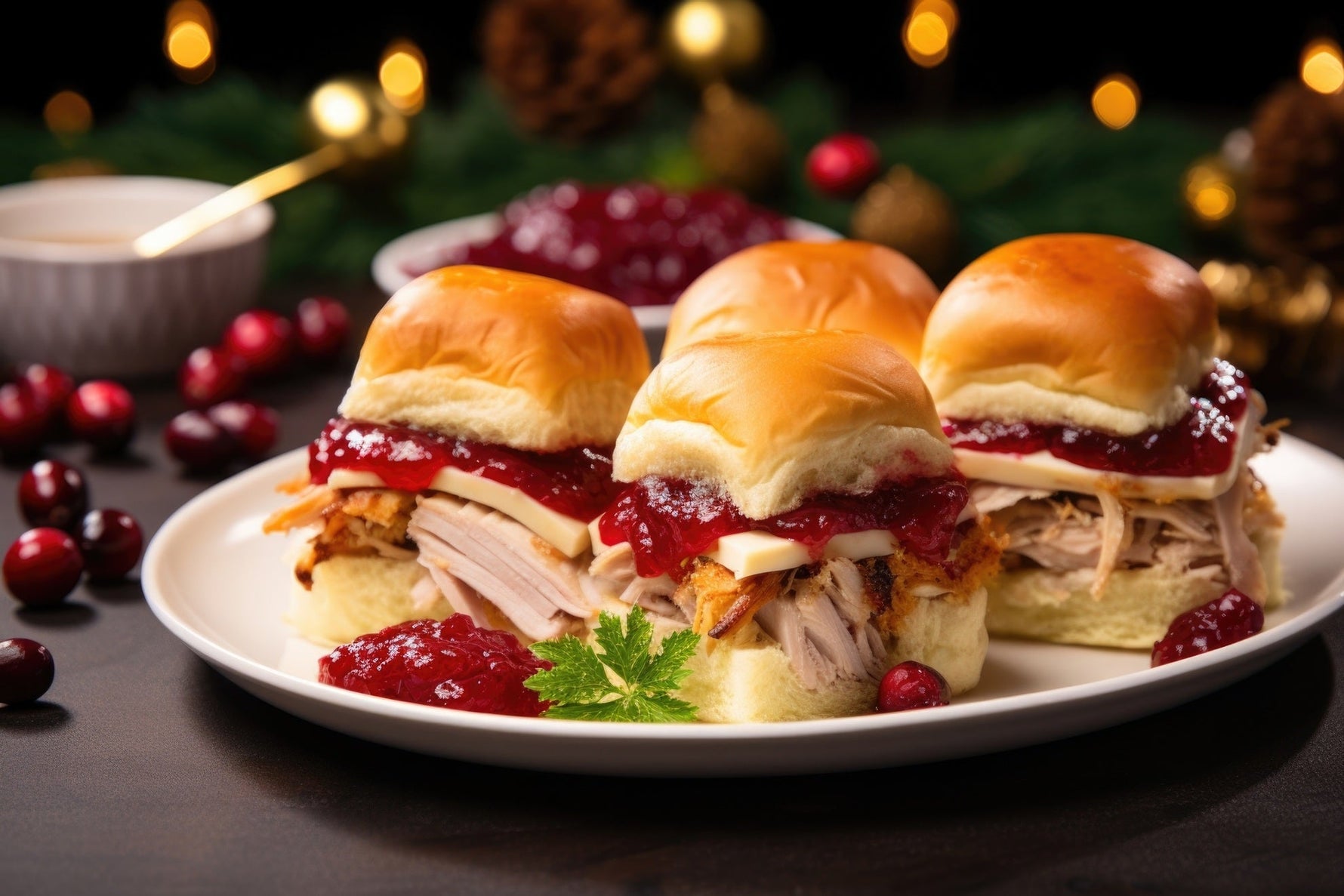 Easy Turkey Cranberry Sliders