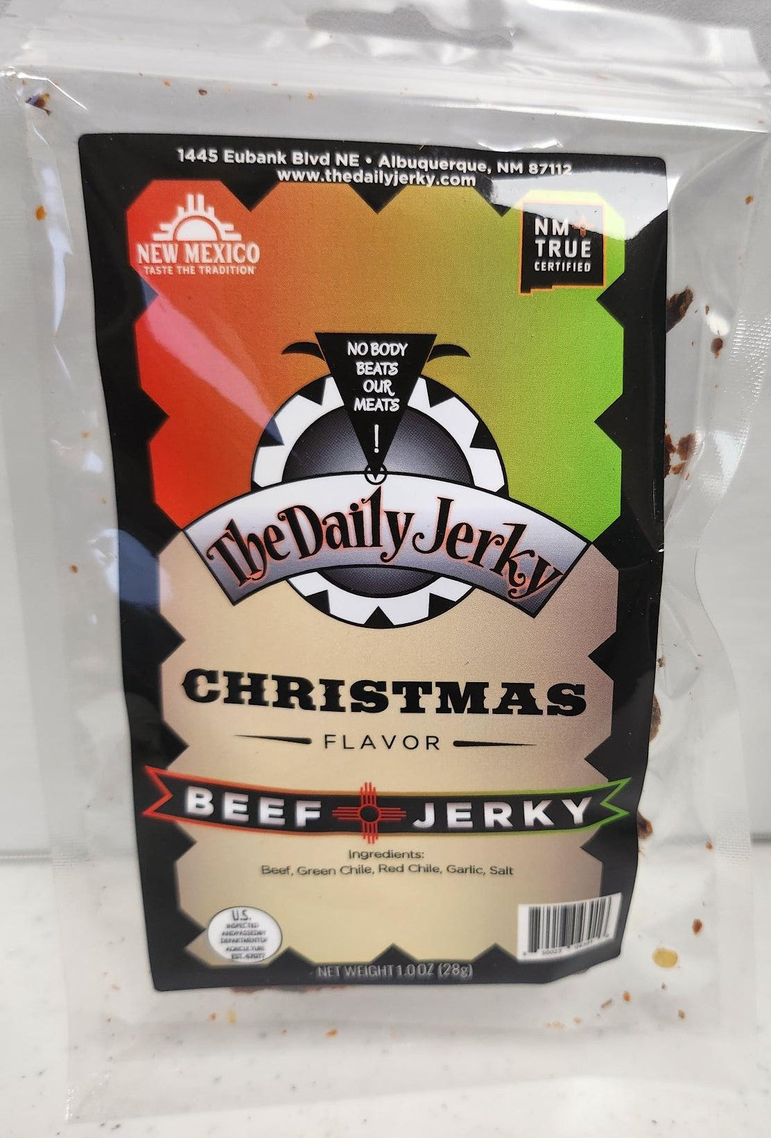 DAILY JERKY Christmas Chile Beef Jerky