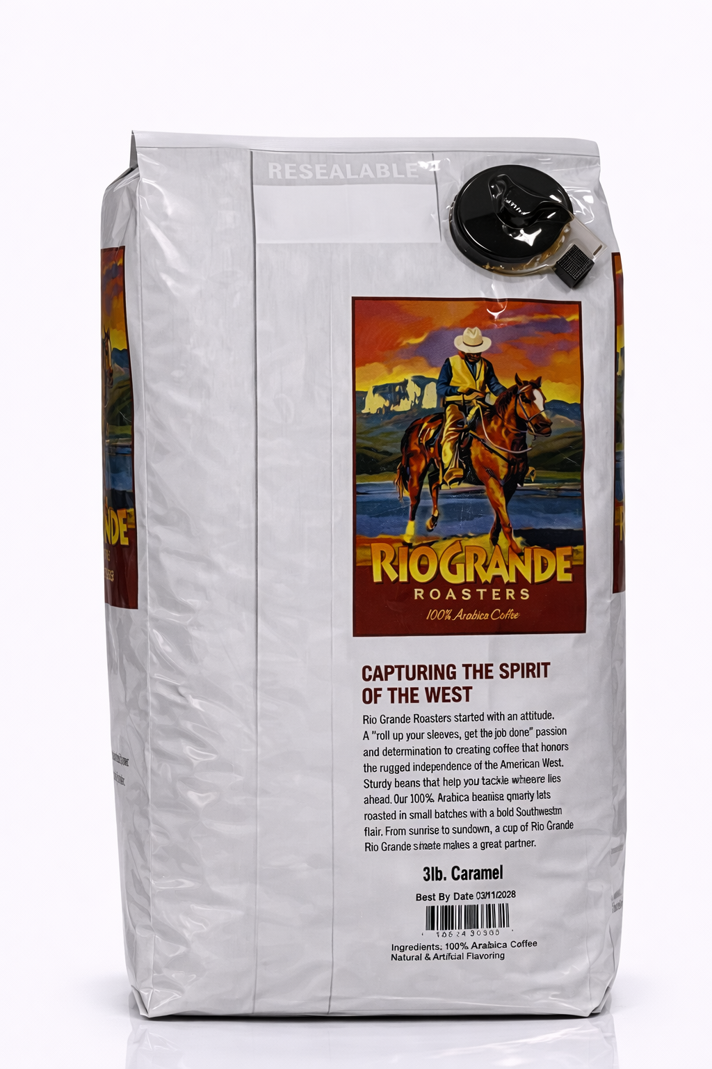 RIO GRANDE ROASTERS WB Caramel Coffee 3 lbs