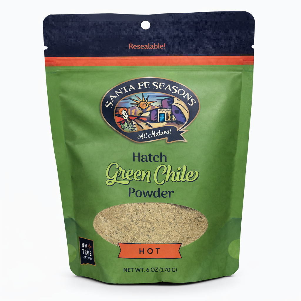 SANTA FE SEASONS HATCH CERTIFIED Green Chile Powder HOT