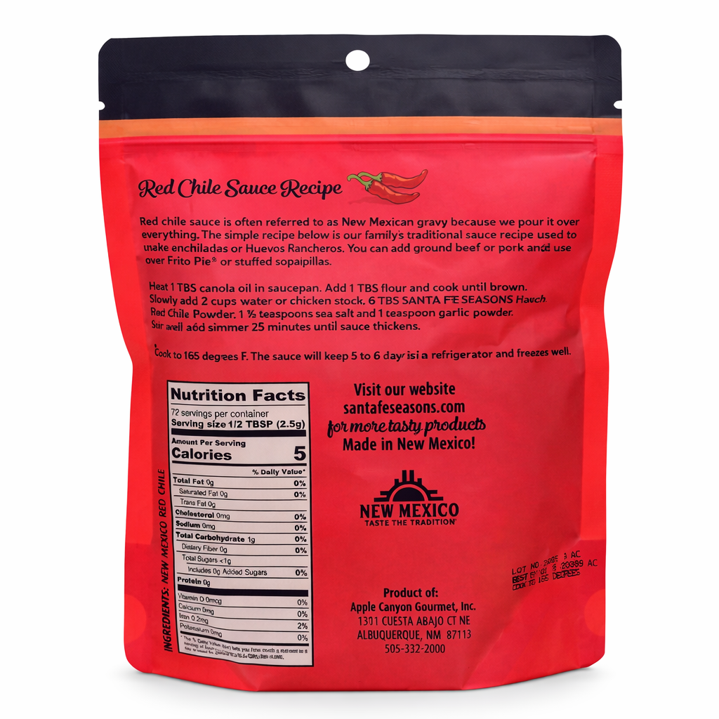 SANTA FE SEASONS HATCH CERTIFIED Red Chile Powder HOT