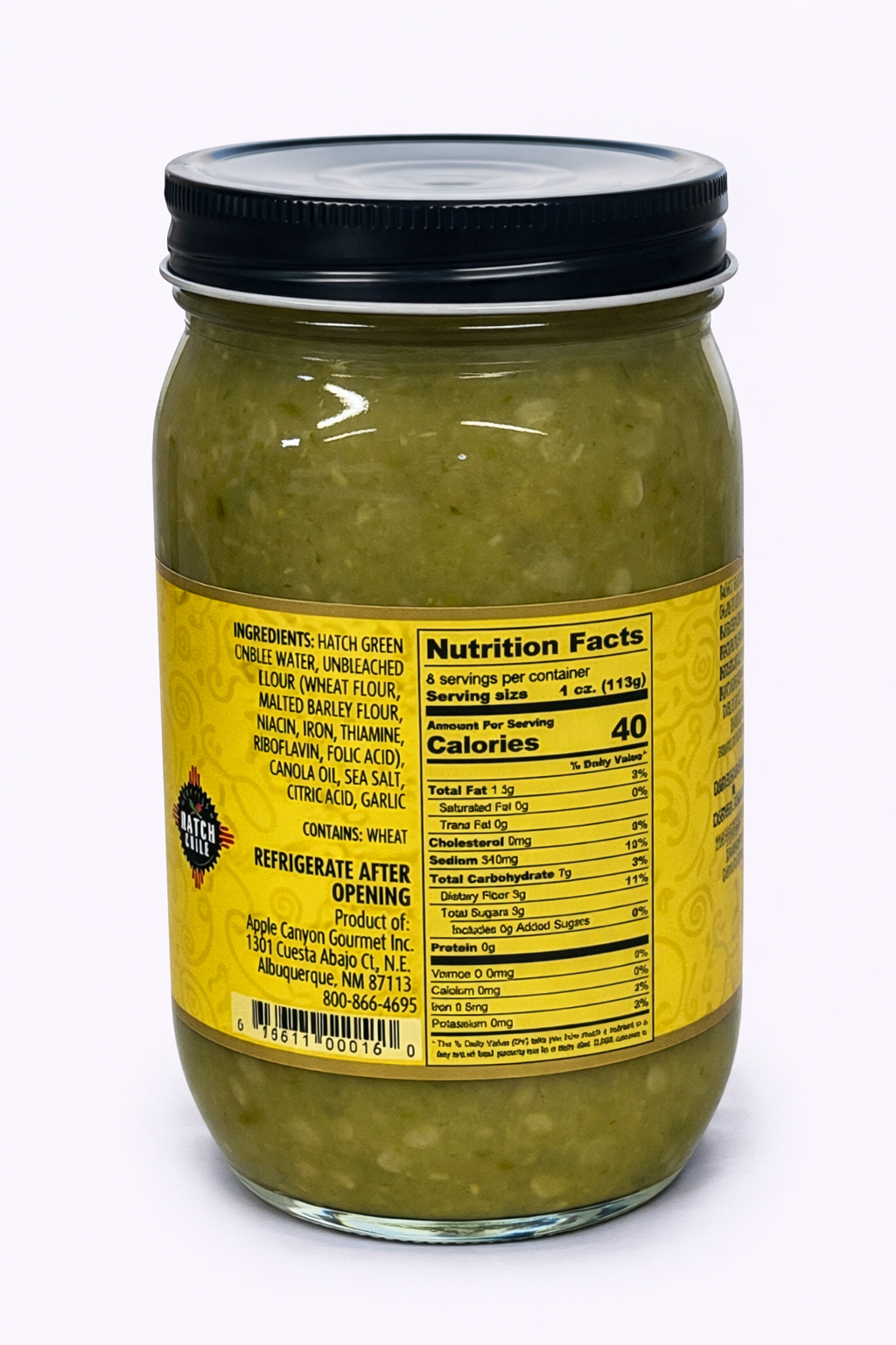 SANTA FE SEASONS Green Chile Sauce HOT