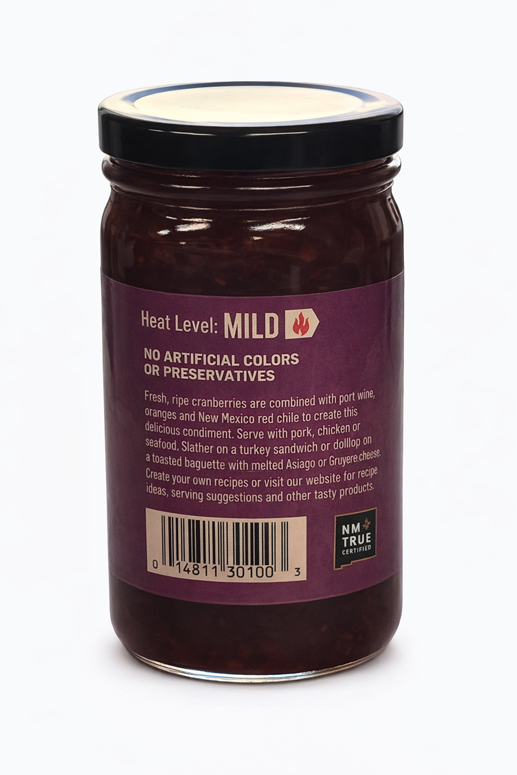 SANTA FE SEASONS Hatch Red Chile Cranberry Sauce