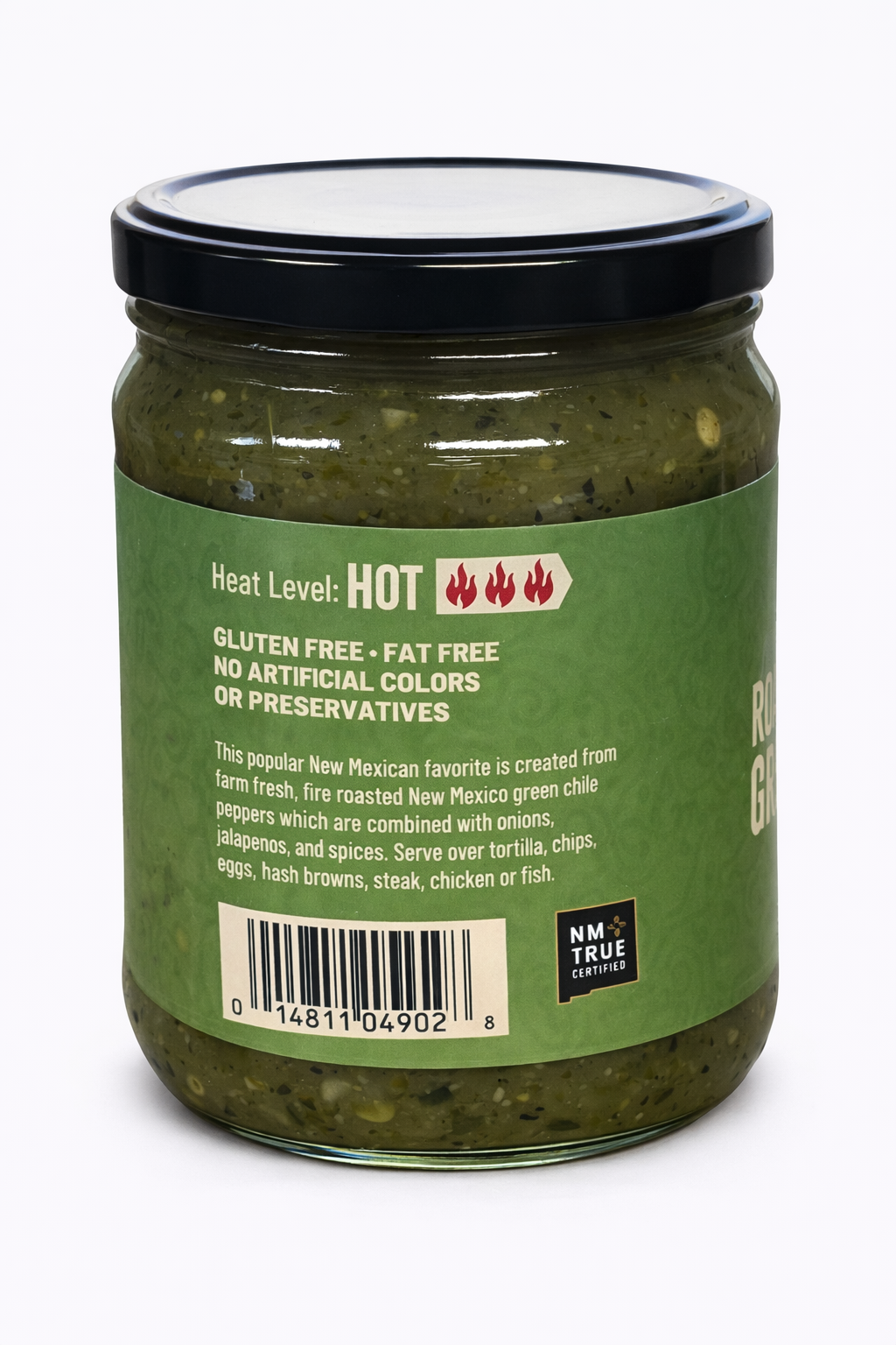 SANTA FE SEASONS Fire Roasted Green Chile Salsa