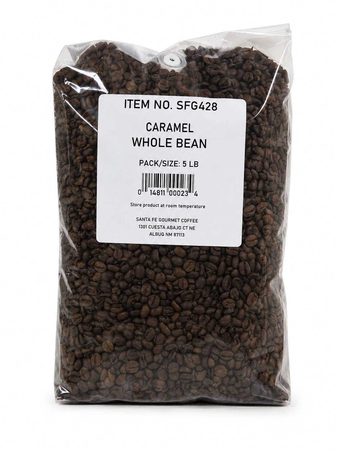 SANTA FE GOURMET WB Caramel Coffee 5 lbs