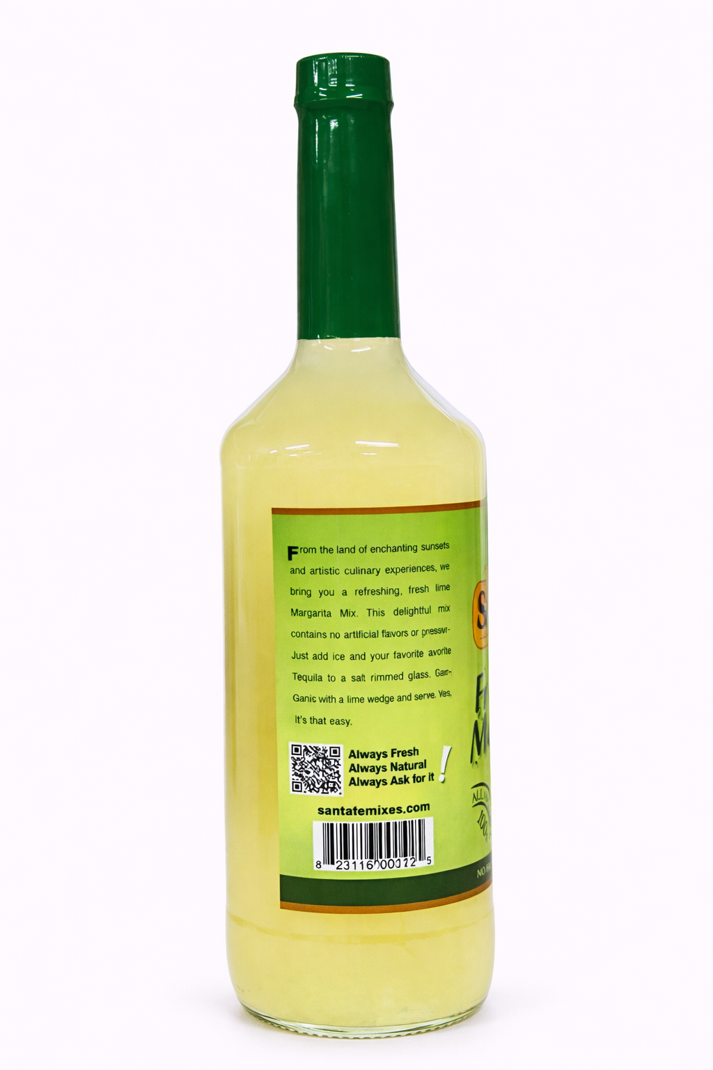 SANTA FE MIXES Fresh Lime Margarita Mix 32 oz.