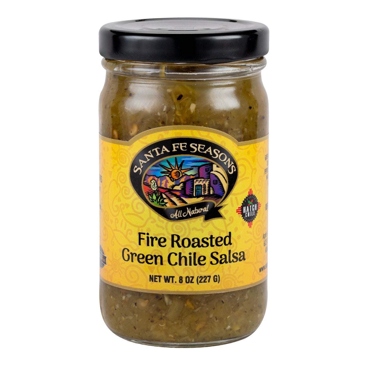 8oz Fire Roasted Green Chile Salsa