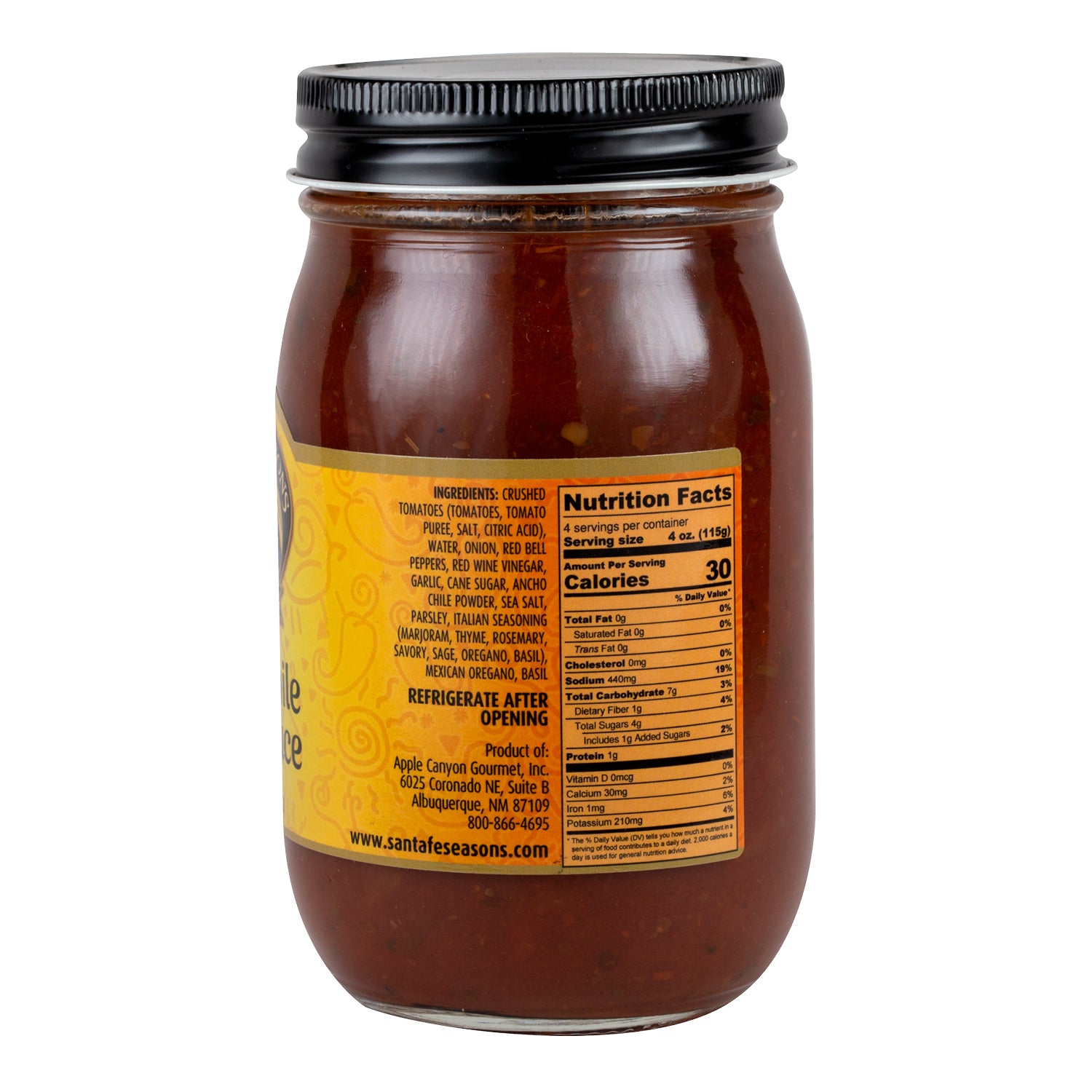 Ancho Pepper Pasta Sauce