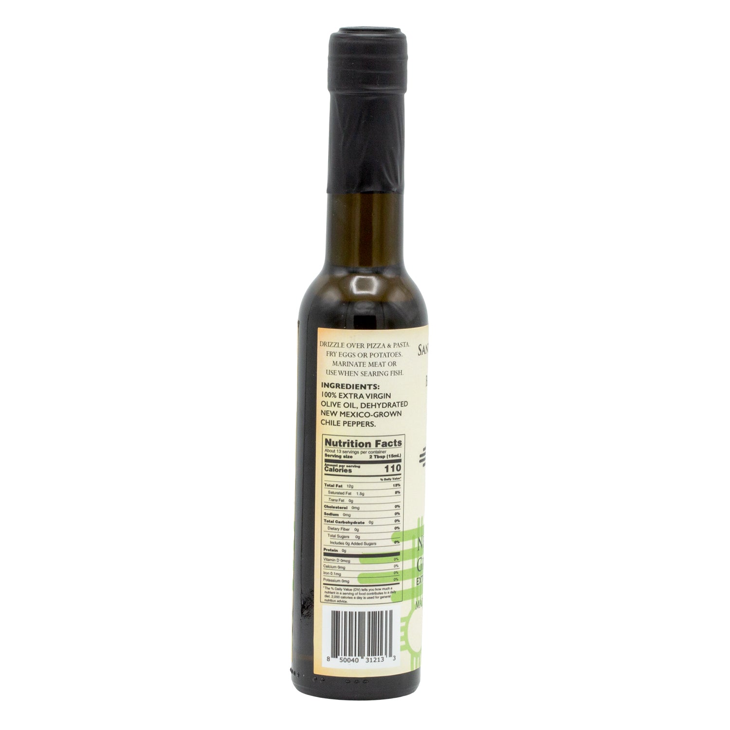 New Mexico Green Chile Extra Virgin Olive Oil TNM099 200 ML (6.86 FL oz.)
