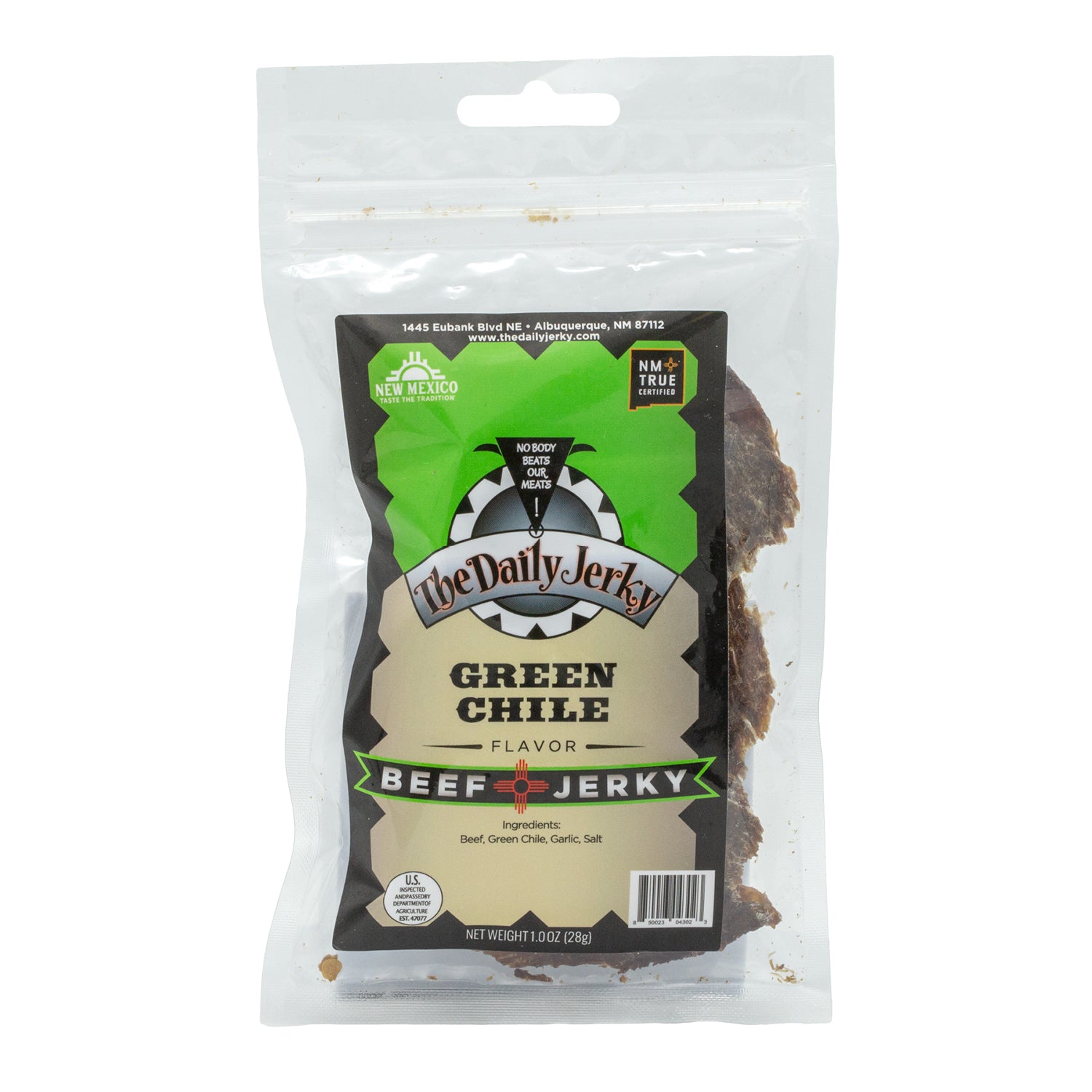 DAILY JERKY Green Chile Beef Jerky