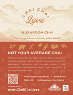 Chai Chai Love Original, not your average chai infographic