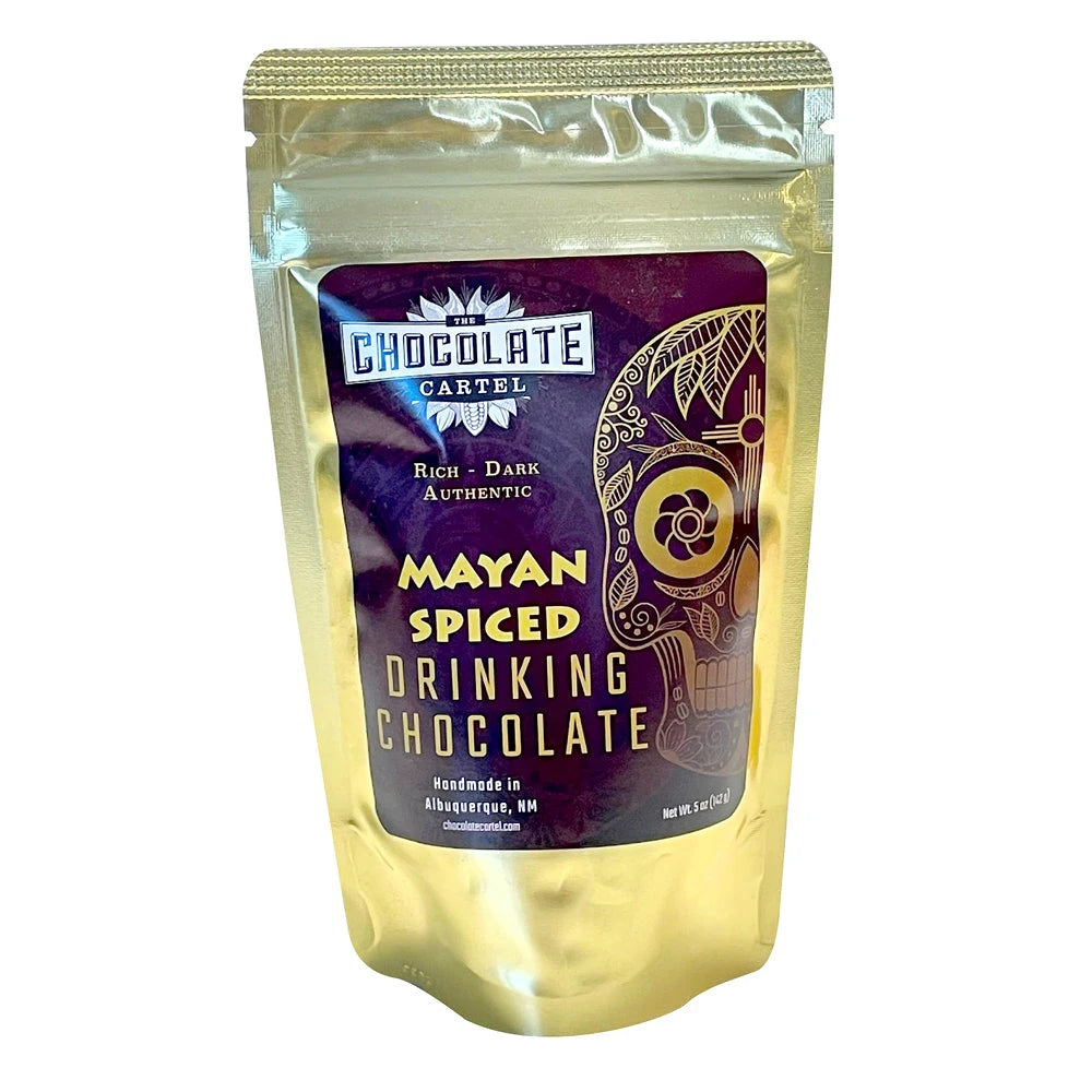 Chocolate Cartel Mayan Spiced Drinking Chocolate, front of package