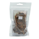 Daily Jerky Christmas Flavor Beef Jerky, back of package with ingredients