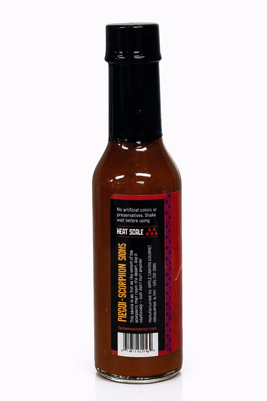 Fuego Scorpion Hot Sauce, heat scale rating chart