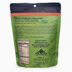 Santa Fe Seasons Hatch Certified Green Chile Powder, Hot, back label with nutrition facts