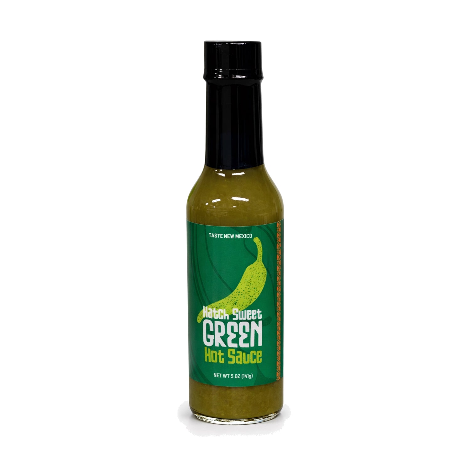 Hatch Sweet Green Chile Hot Sauce, front of bottle