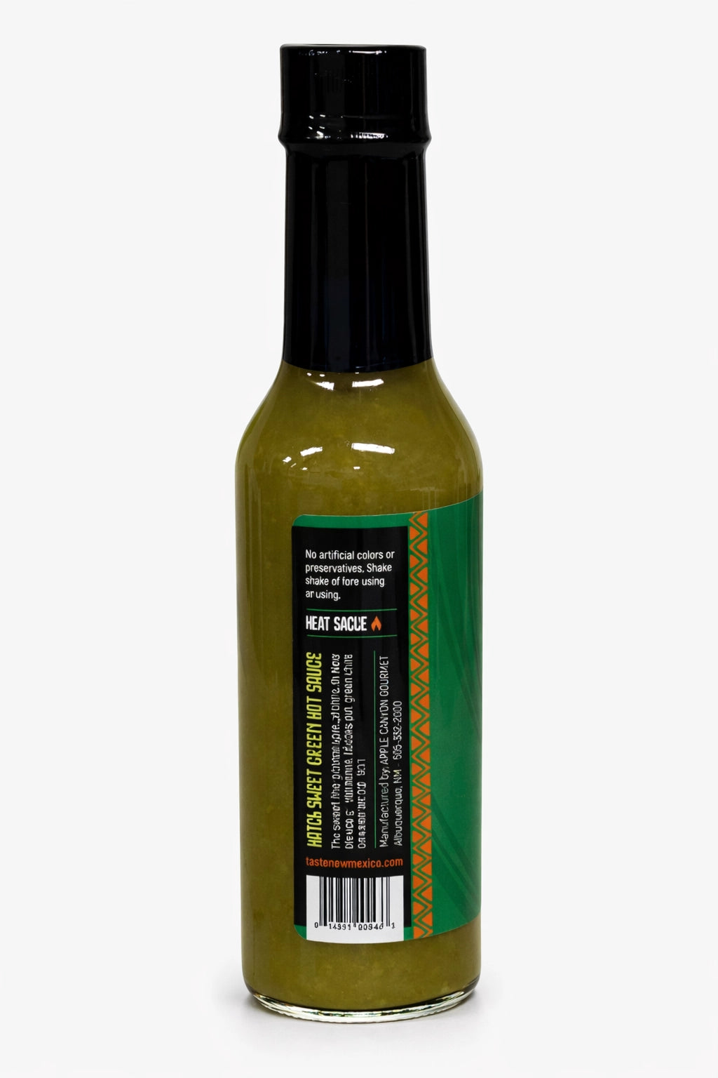 Hatch Sweet Green Chile Hot Sauce, recipe suggestion card