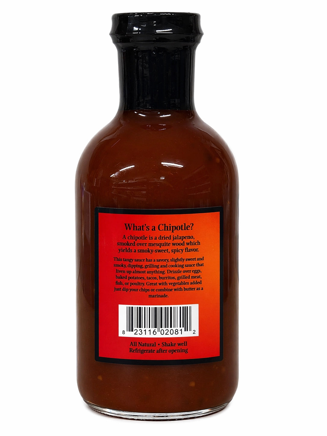 Holy Chipotle! Marinade & Cooking Sauce, recipe suggestion card