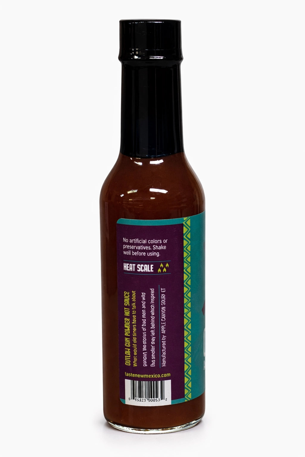 Outlaw Gunpowder Hot Sauce (Chipotle), recipe suggestion card
