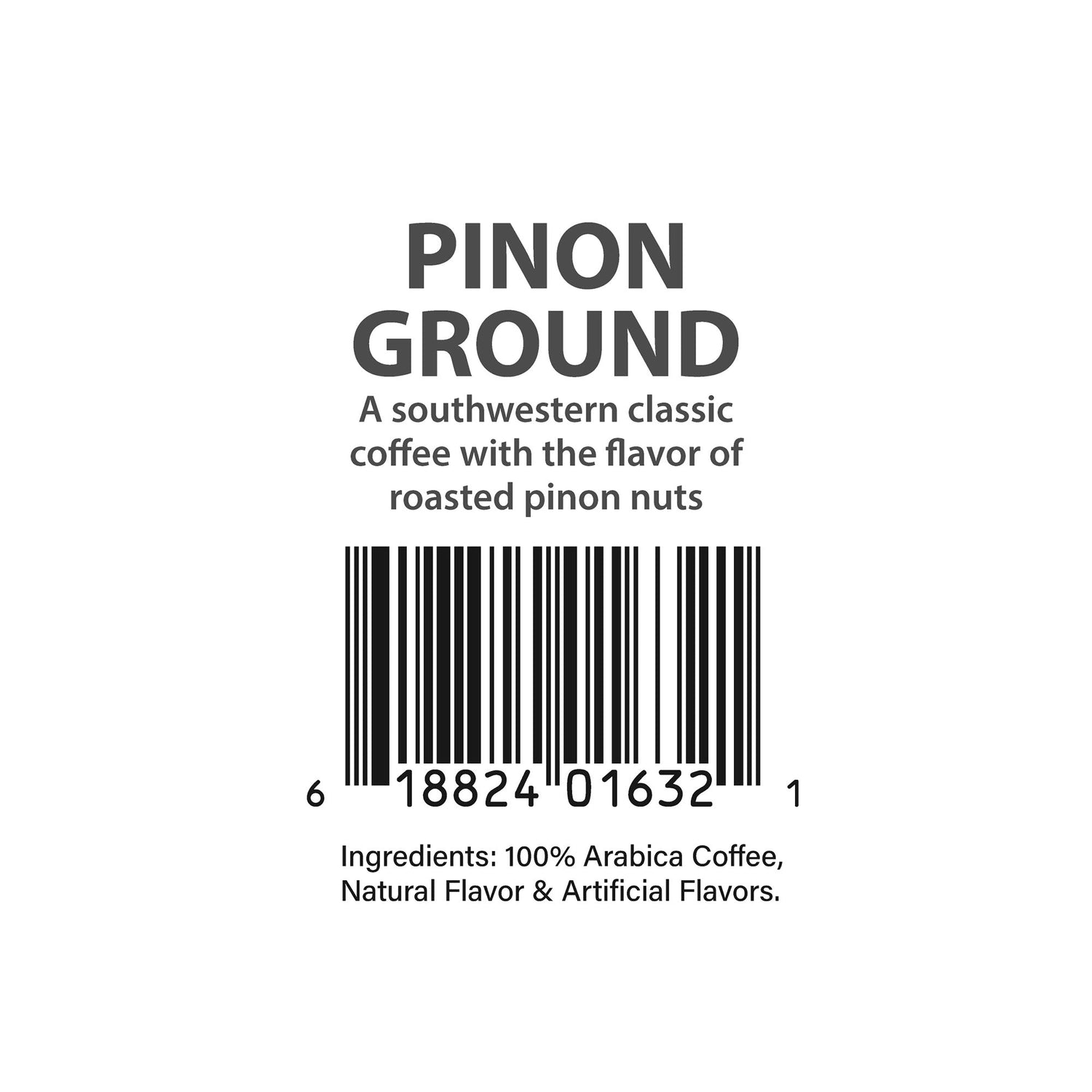 UPC barcode for Rio Grande Roasters Ground Piñon Coffee 3 lb bag