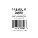 UPC barcode for Rio Grande Roasters Whole Bean Premium Dark Coffee 3 lb bag