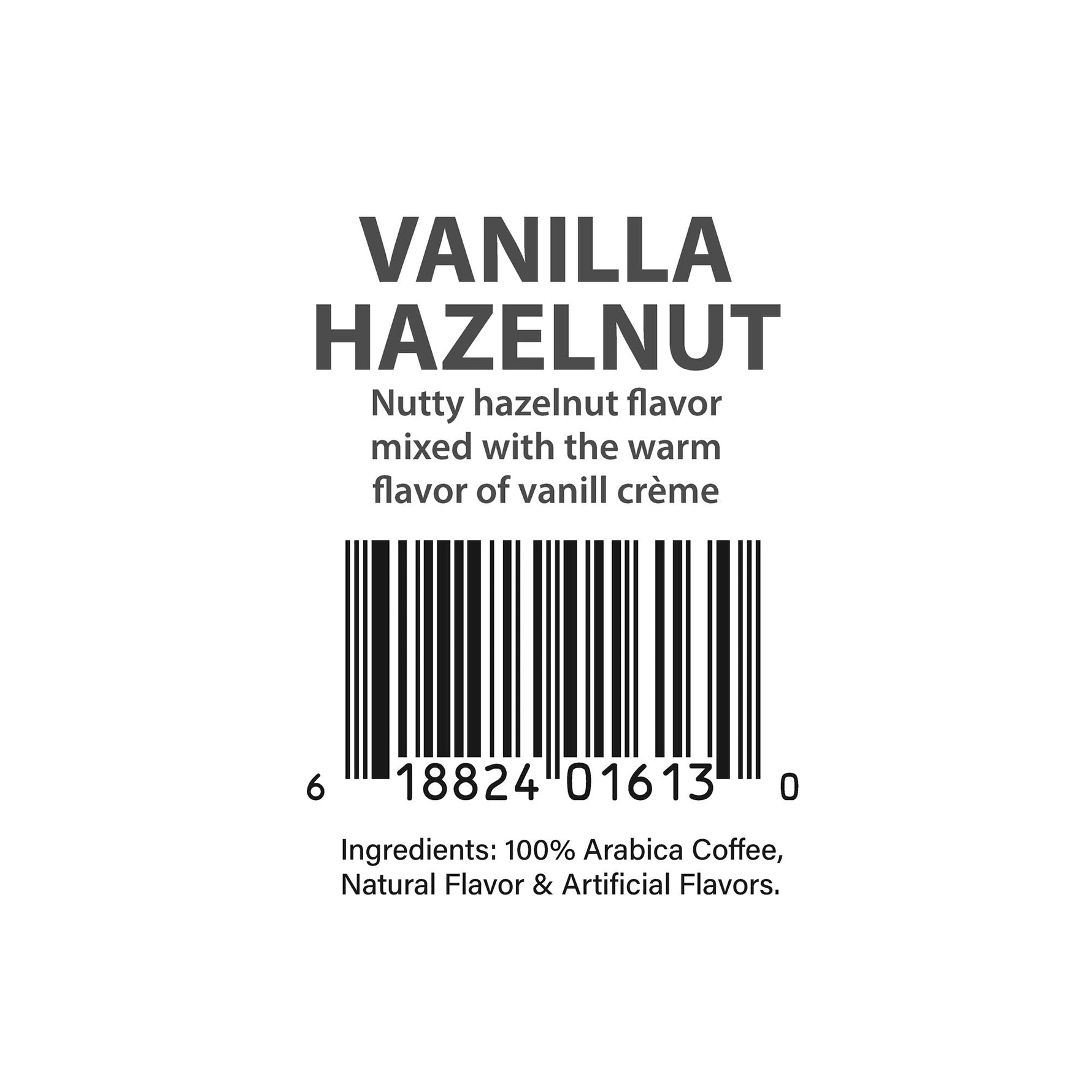 UPC barcode for Rio Grande Roasters Whole Bean Vanilla Hazelnut Coffee 3 lb bag