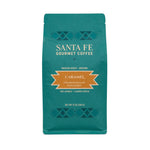Santa Fe Gourmet Caramel Coffee, Ground, front of bag