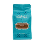 Santa Fe Gourmet Chocolate Piñon Coffee, Whole Bean, front of bag