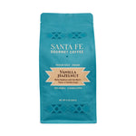 Santa Fe Gourmet Vanilla Hazelnut Coffee, Ground, front of bag