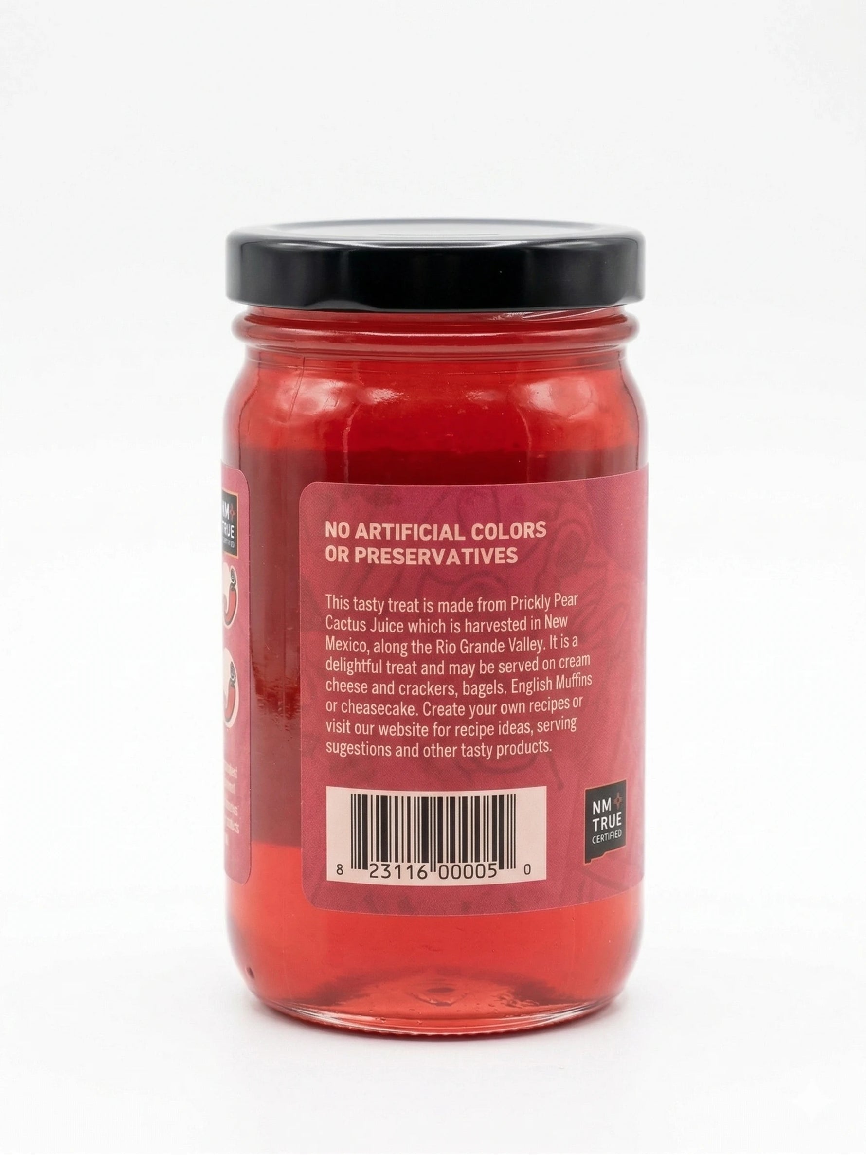 Santa Fe Seasons Cactus Jelly, recipe suggestion card