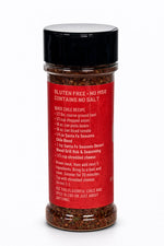 Santa Fe Seasons Chile Blend seasoning, recipe suggestion card