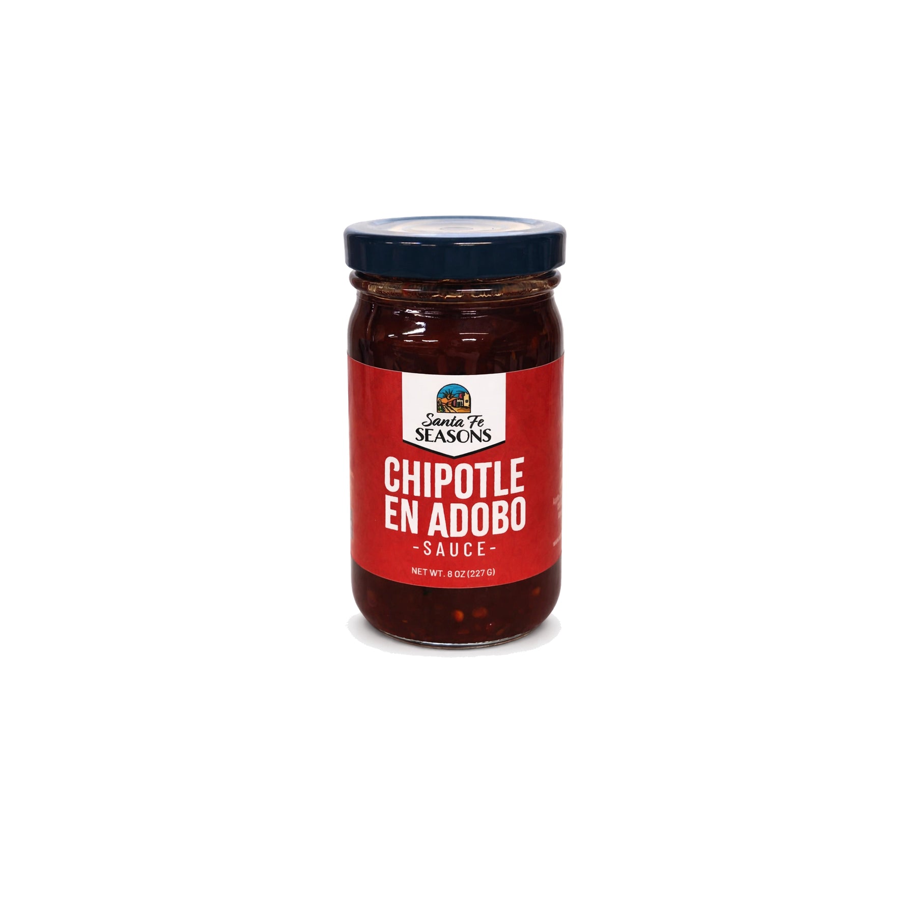 Santa Fe Seasons Chipotle en Adobo, front of jar