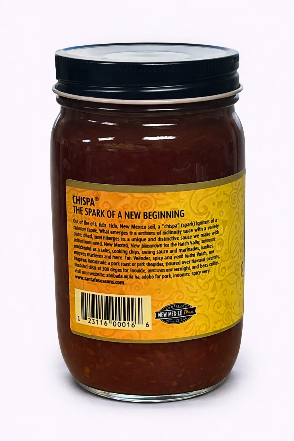 Santa Fe Seasons Chispa Carne Adovada Marinade & Cooking Sauce, recipe suggestion card