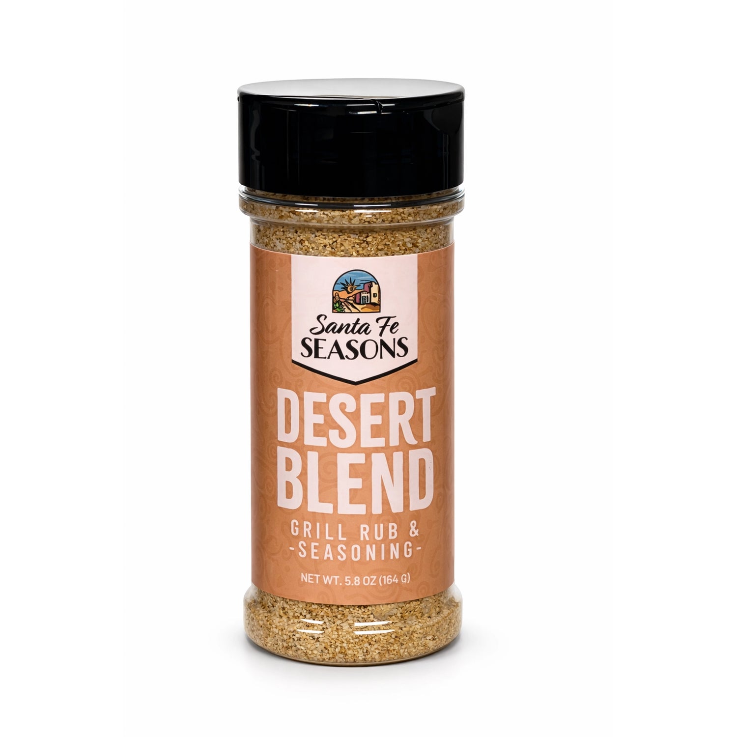 Santa Fe Seasons Desert Blend Grill Rub, front of jar