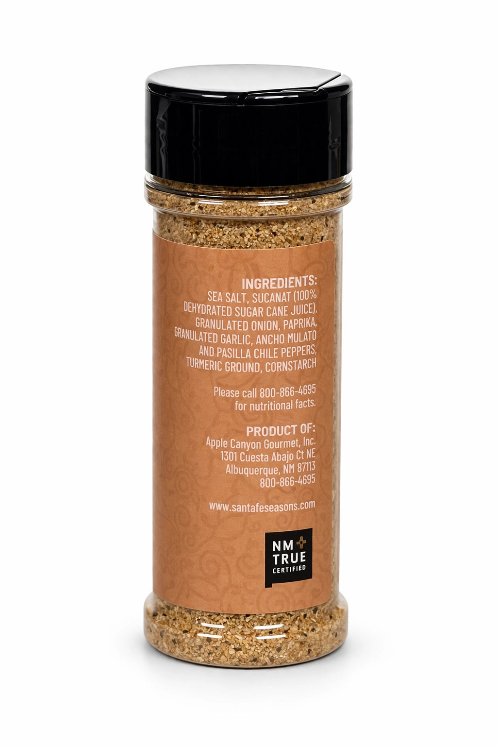 Santa Fe Seasons Desert Blend Grill Rub, ingredient list