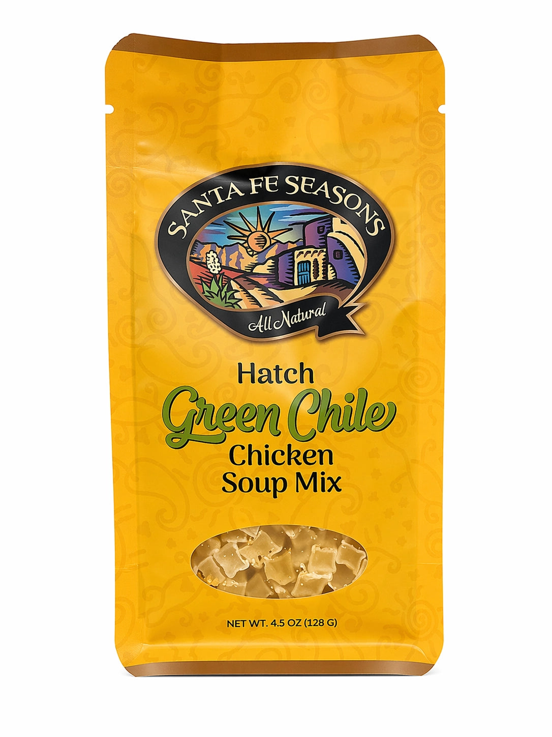 Santa Fe Seasons Hatch Green Chile Chicken Soup Mix, front of package