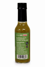 Santa Fe Seasons Green Chile Hot Sauce, recipe suggestion card
