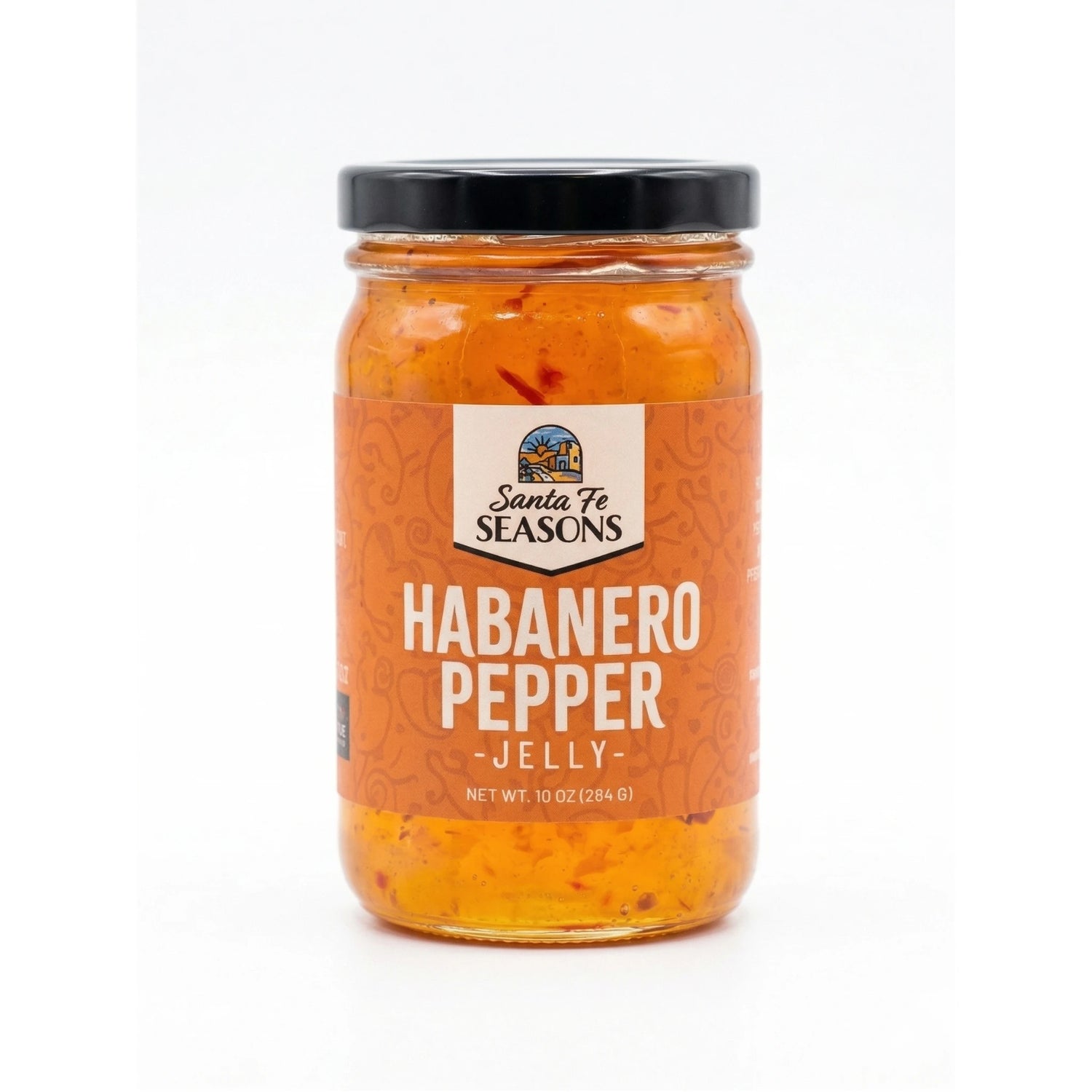Santa Fe Seasons Habanero Jelly, front of jar
