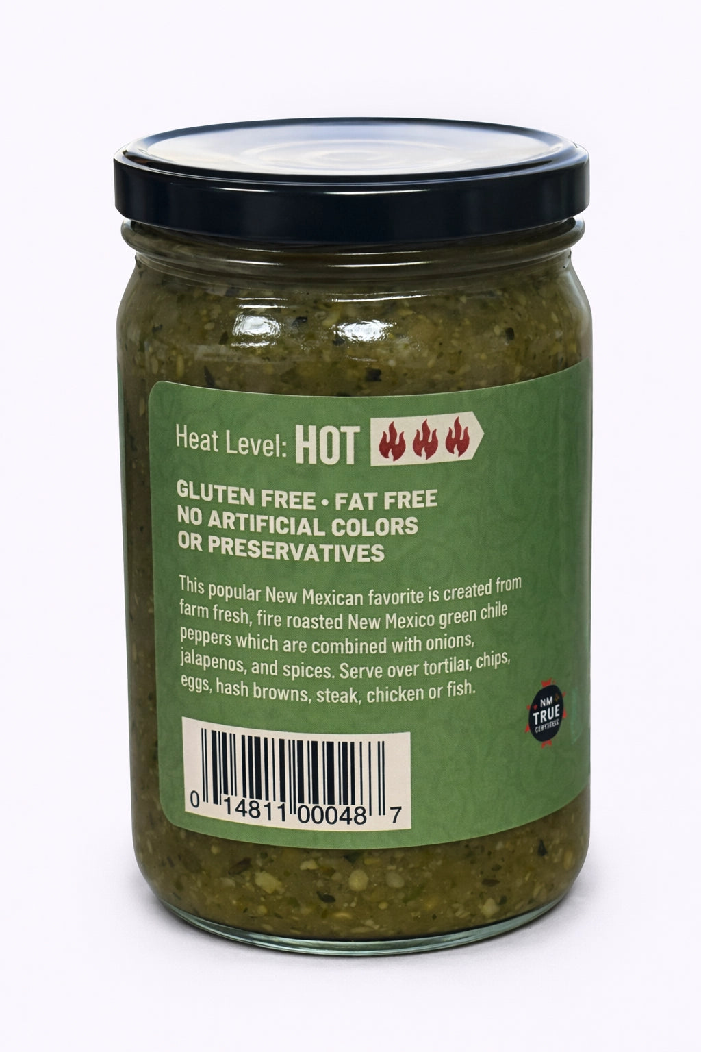 Santa Fe Seasons Hatch Fire Roasted Green Chile Salsa, recipe suggestion card