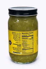 Santa Fe Seasons Hatch Green Chile Sauce, Hot heat level, ingredient list