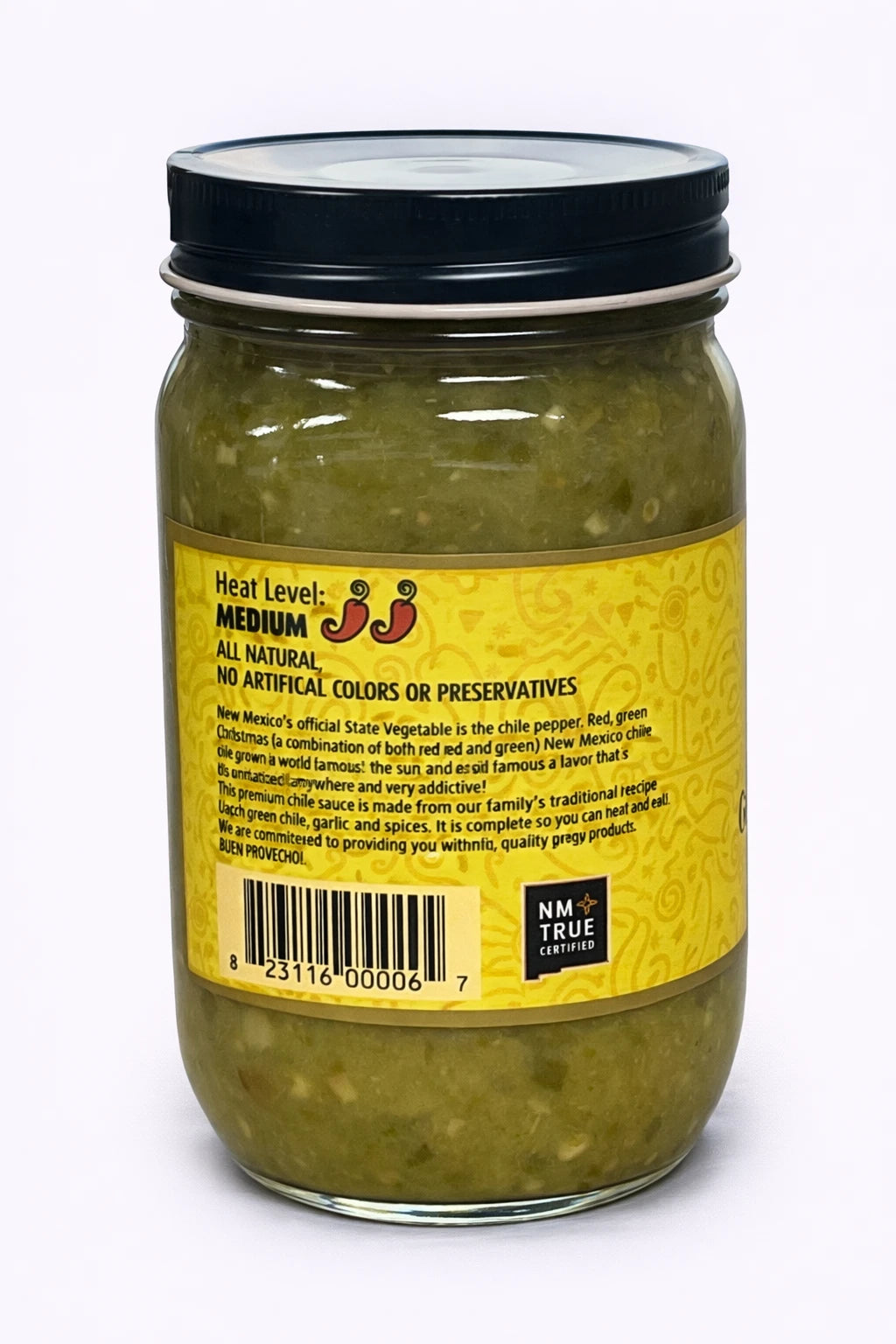 Santa Fe Seasons Hatch Green Chile Sauce, Medium heat, recipe suggestion card
