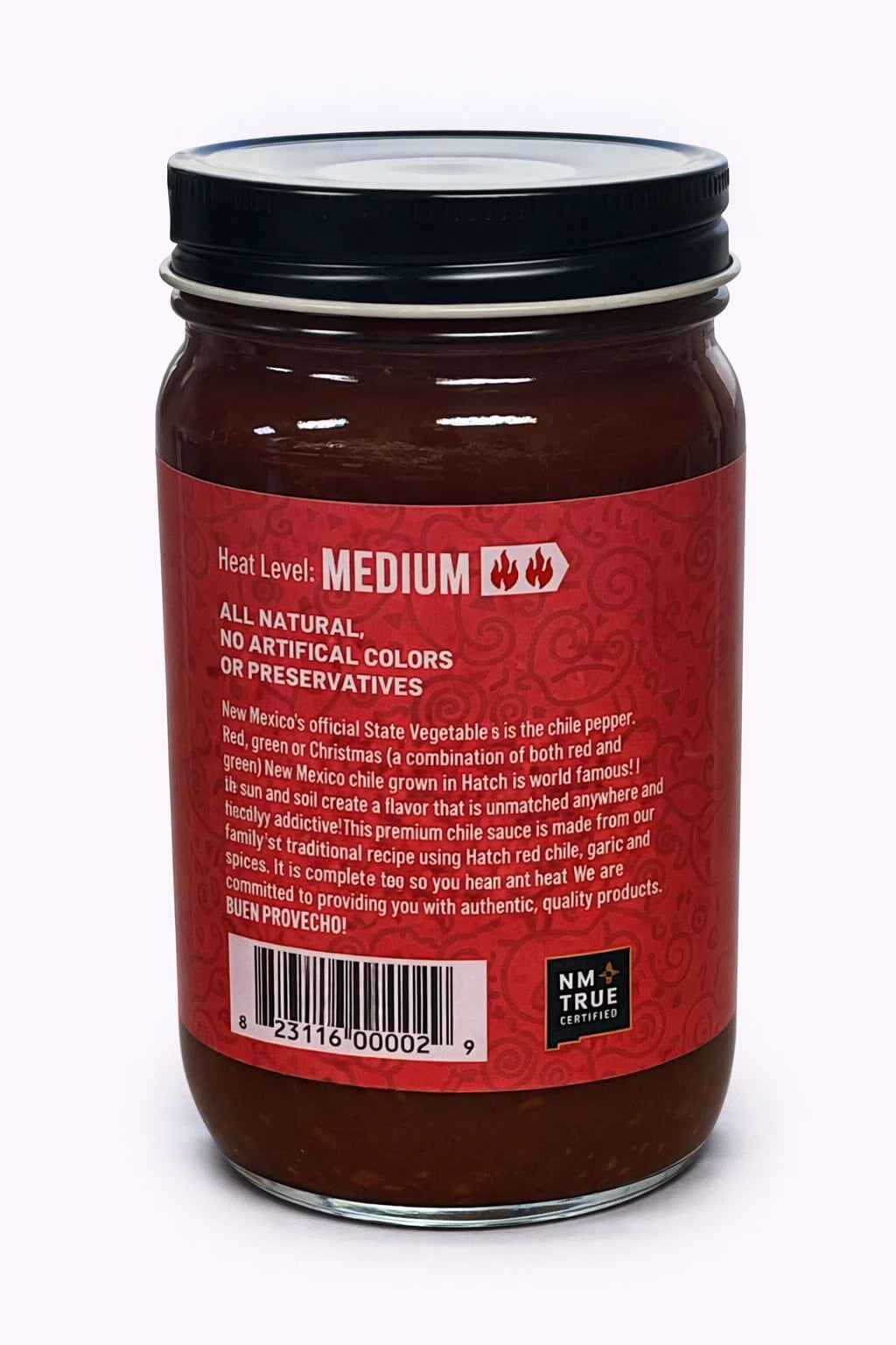 Santa Fe Seasons Hatch Red Chile Sauce, Medium heat, recipe suggestion card