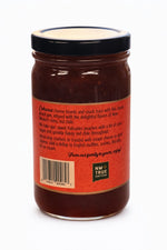 Santa Fe Seasons Red Chile Peach Jam, recipe suggestion card
