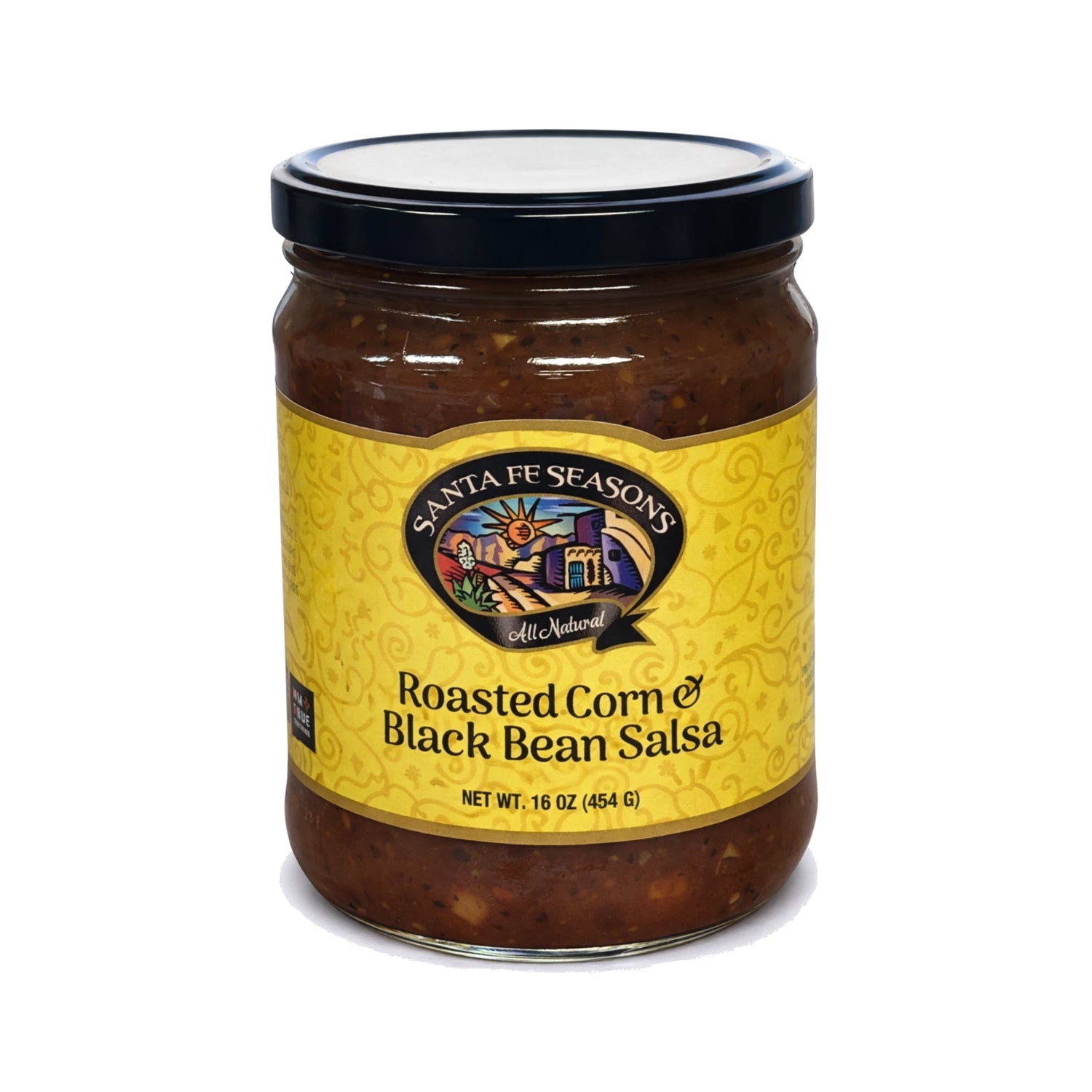 Santa Fe Seasons Roasted Corn & Black Bean Salsa, front of jar