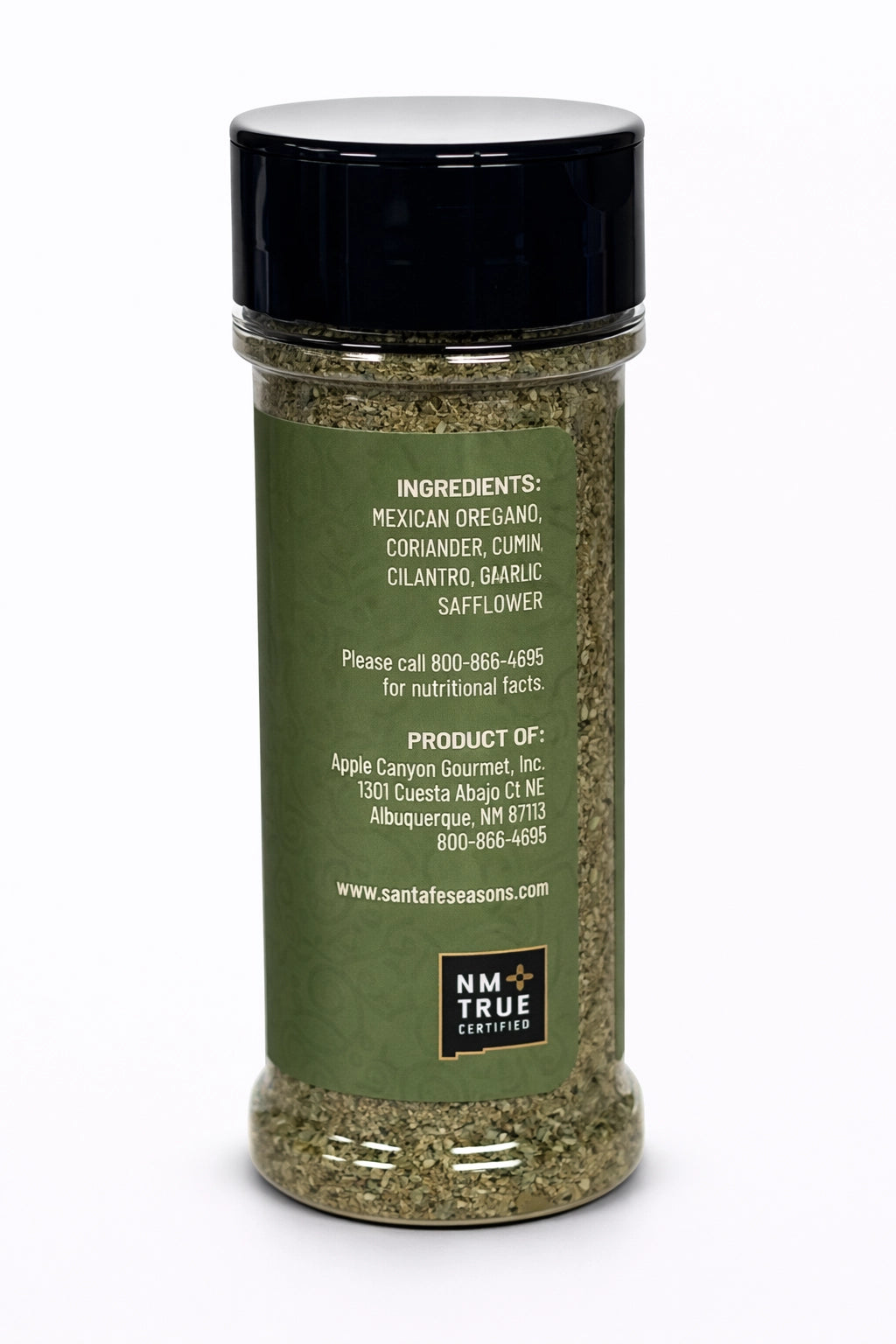 Santa Fe Seasons Six Seasonings variety blend, ingredient list