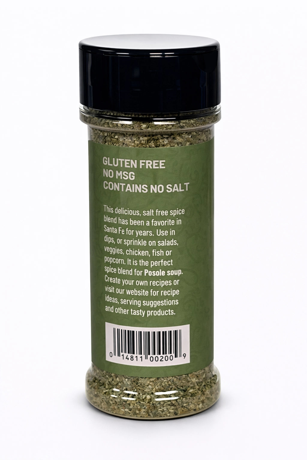Santa Fe Seasons Six Seasonings variety blend, recipe suggestion card