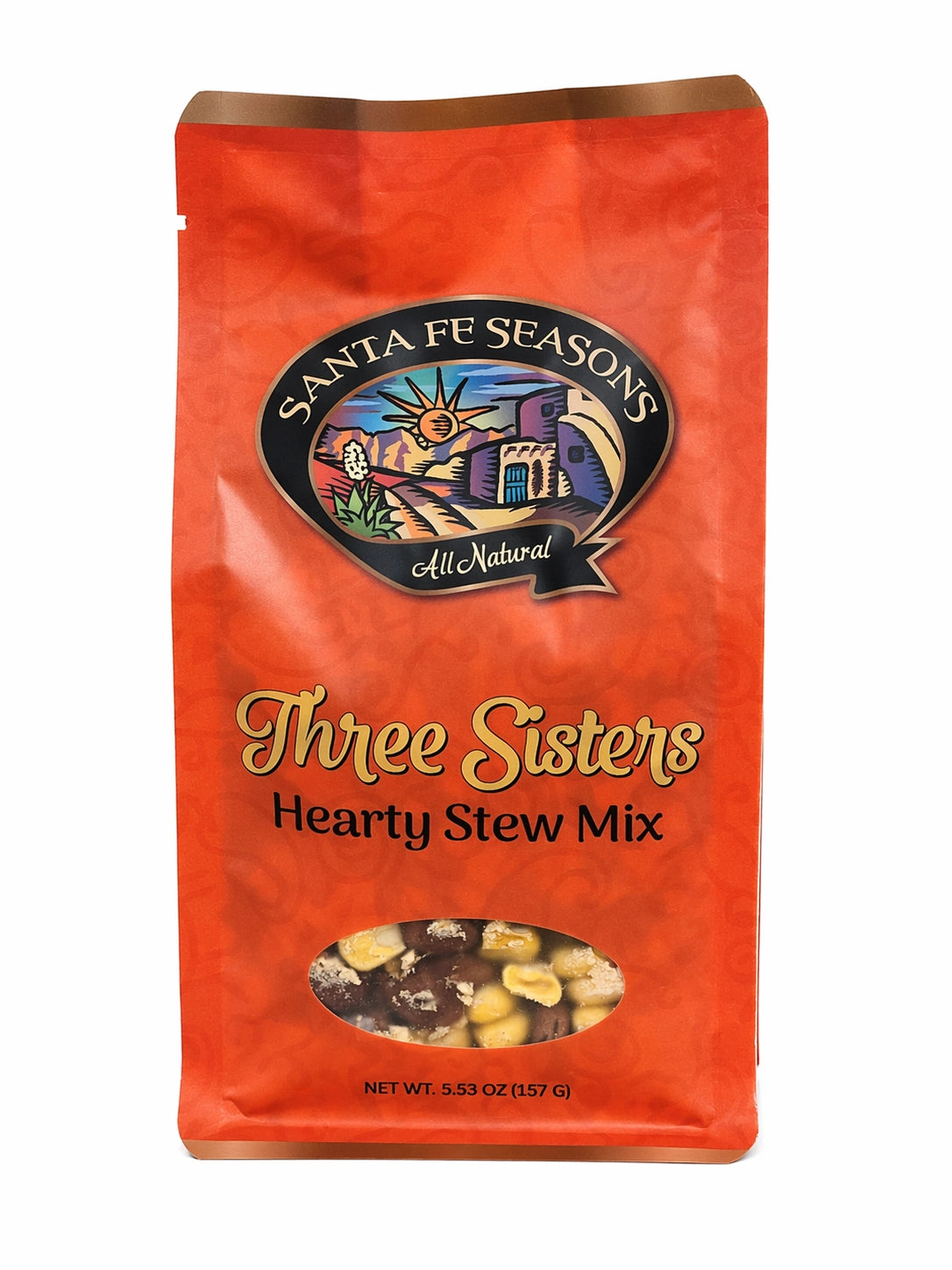 Santa Fe Seasons Three Sisters Hearty Stew Mix, front of package