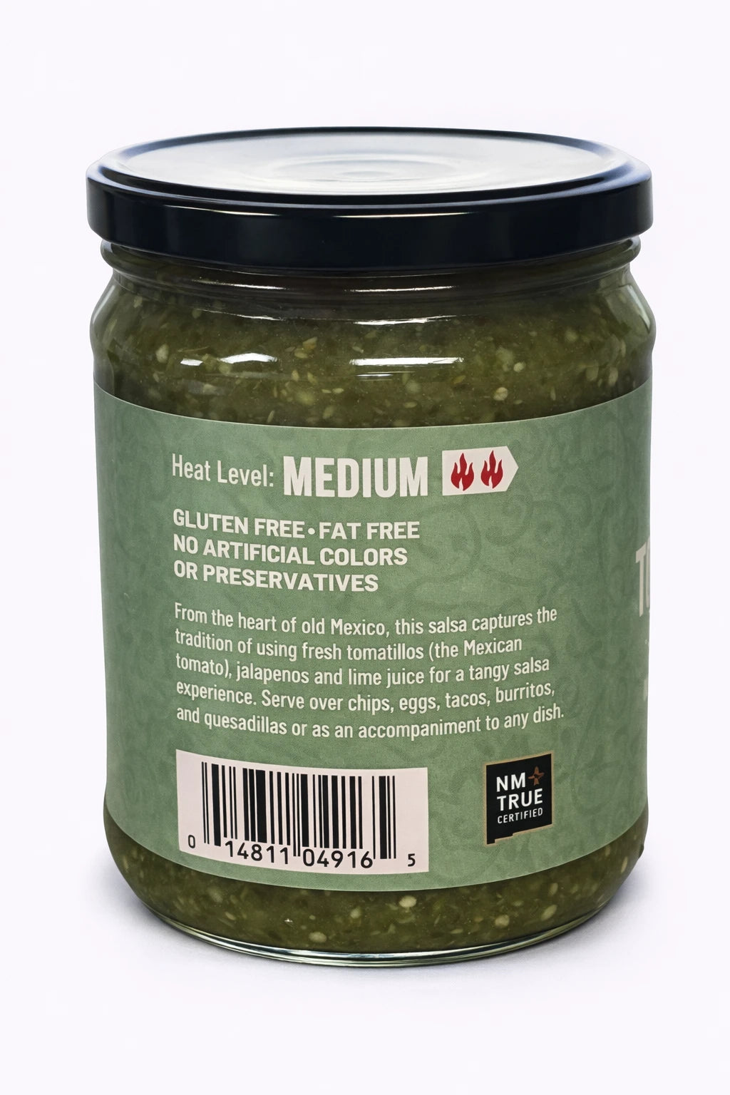 Santa Fe Seasons Tomatillo Salsa, recipe suggestion card