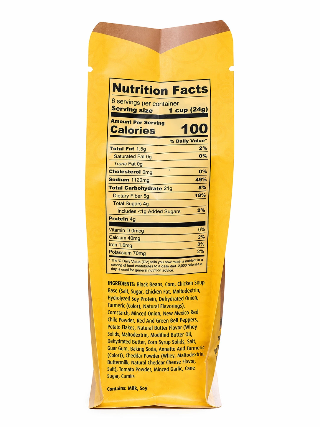 Santa Fe Seasons Traditional Tortilla Soup Mix, ingredient list