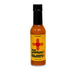 ZIA Mango Habanero Hot Sauce, front of bottle